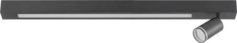 LED Stropné svietidlo PARIS LED/24W/230V + 1xGU10/10W čierna