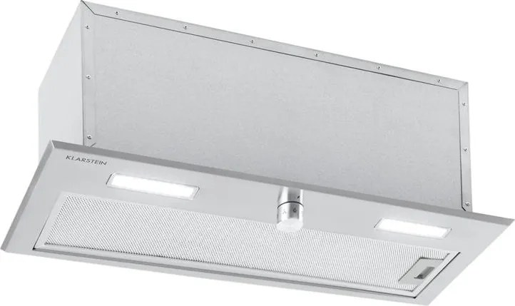 Klarstein Simplica, digestor, 70 cm, vstavaný, 400 m³/h, LED, nehrdzavejúca oceľ