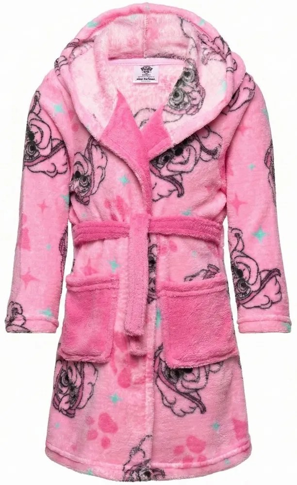 Dievčenský župan s kapucňou Labková patrola - Paw Patrol, EU 98 Ružová