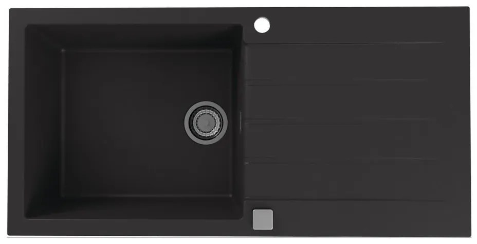 ALVEUS 1140598 - Kuchynský drez CADIT 100x50 cm granit/čierna