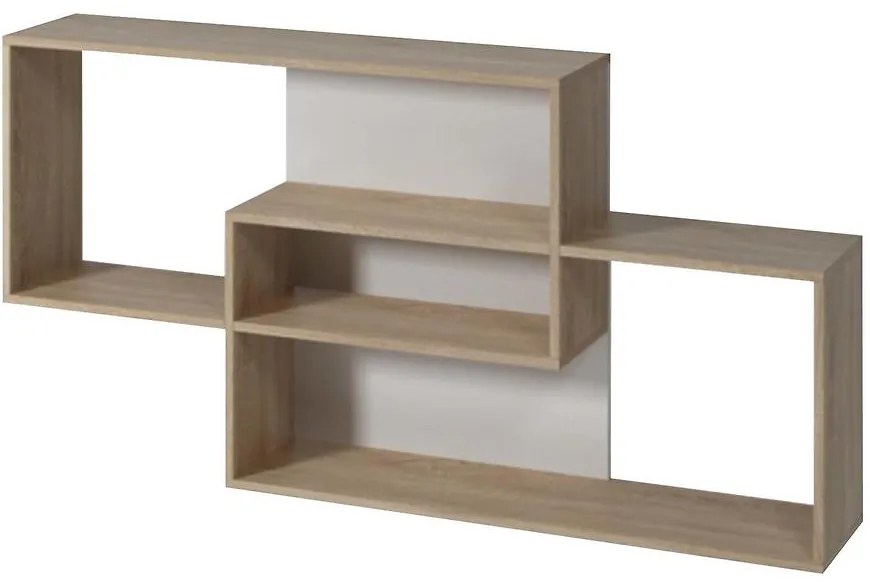 Kancelársky regál Coswig  sonoma/biela