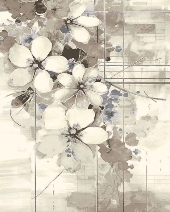 Koberec Myra 1532 BEIGE – béžový vzorovaný obdĺžnik Rozmer: 60x100 cm