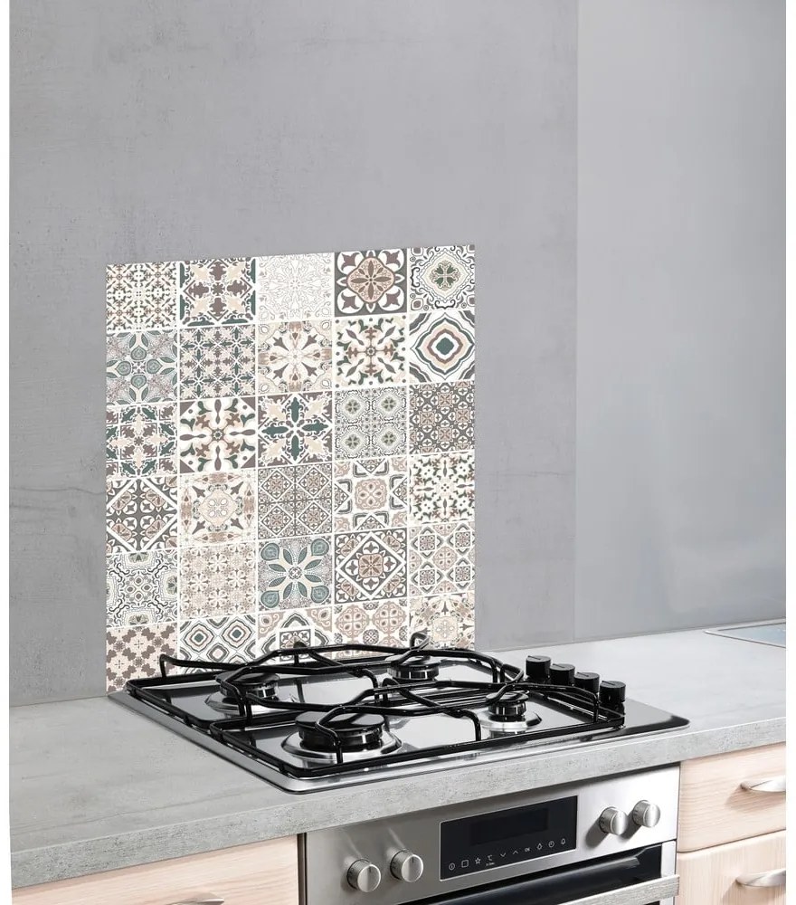 Sklenený kryt na stenu pri sporáku Wenko Splashback Tile