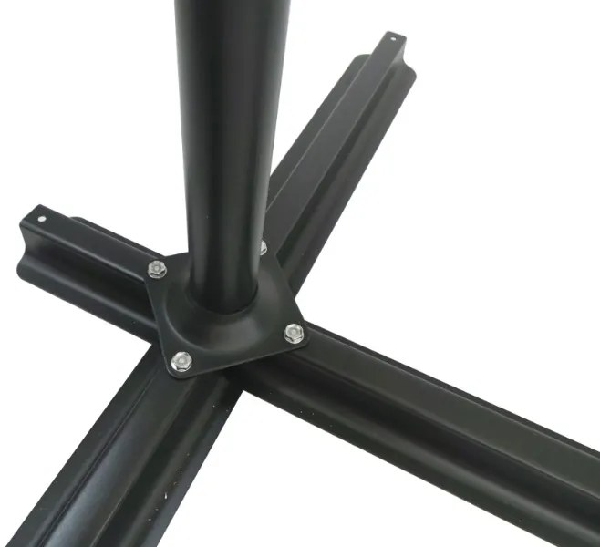 Závesný slnečník s LED solárnym osvetlením BestBerg BBHU-11 / 300 cm / béžová