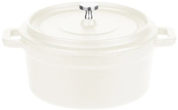 GSW Súprava liatinových mini servírovacích hrncov, 2-dielna (biela) (100354492)