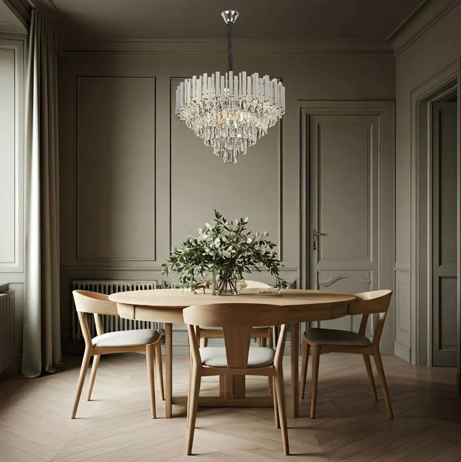 Toolight Toolight, závesné svietidlo 50cm, 7xE14, G051-CP, chrómová, OSW-08945
