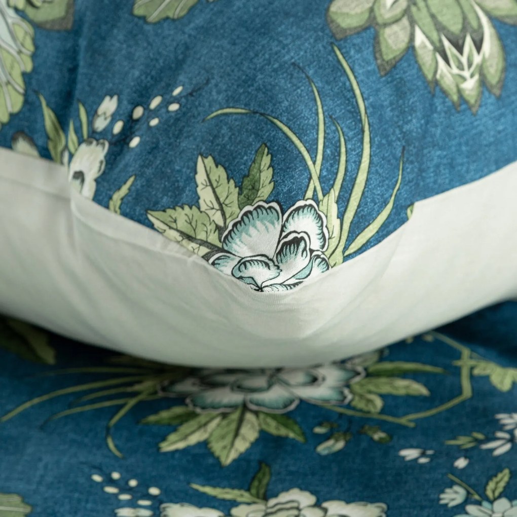 SATÉNOVÉ OBLIEČKY SPRING68 200X220 CM, 2 KS 70X80 CM KVETY