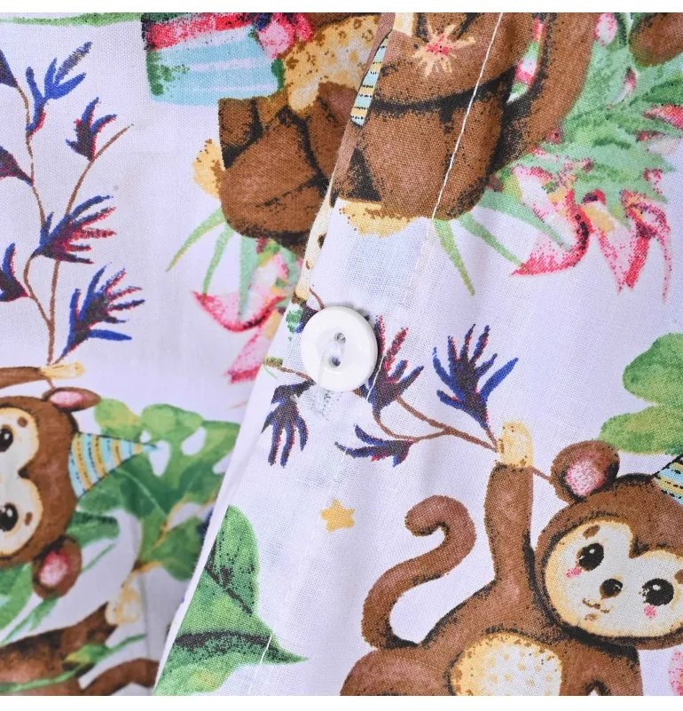 Obliečky detské bavlnené Opice EMI, Detský set 90x130 + 45x65