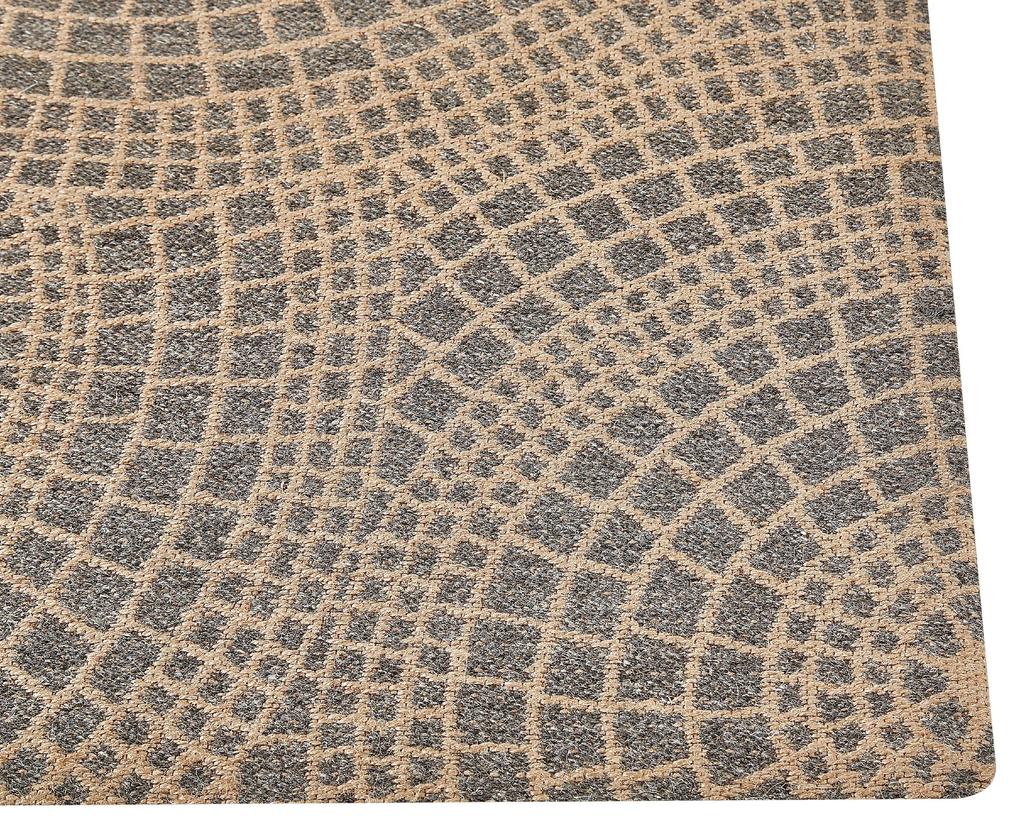Jutový koberec 200 x 300 cm béžová/sivá ARIBA Beliani