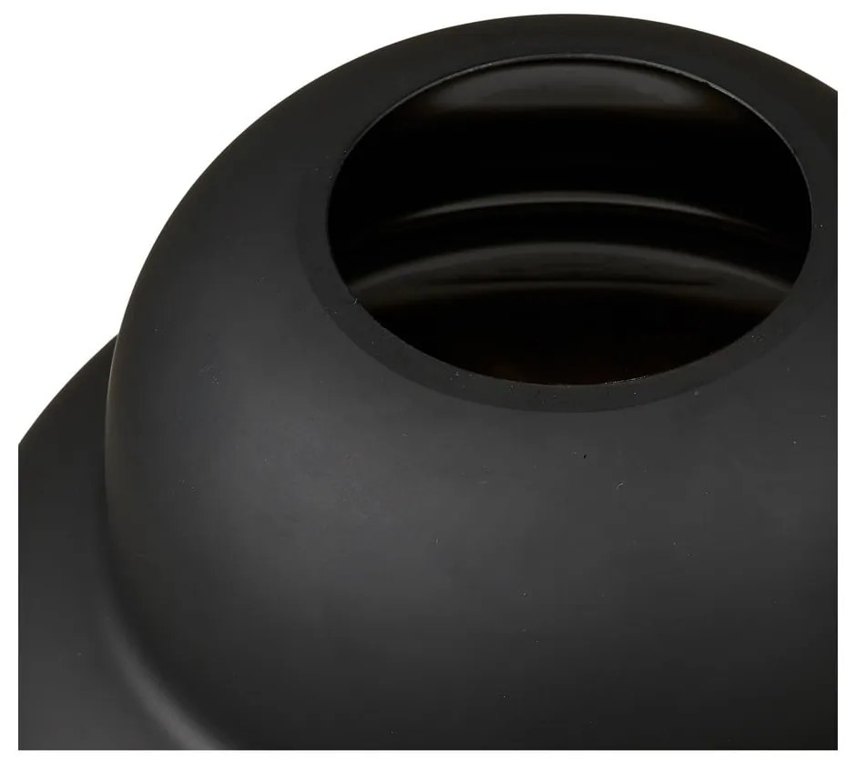 Čierna sklenená váza (výška 20 cm) Vera – House Nordic