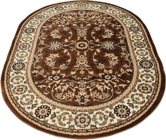 Koberec Orient 001 hnedý ovál