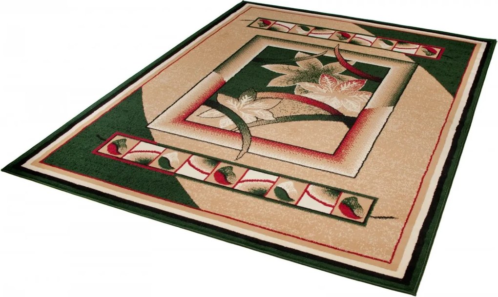 TA Koberec 1912B ZELENÝ ATLAS STR. Rozmer: 250x350 cm