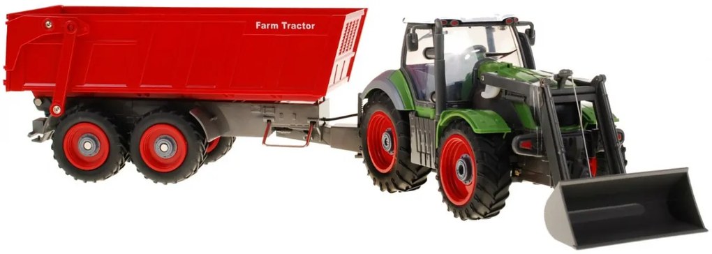 Traktor s prívesom 1:28 R/C ZRC.QY8301BG