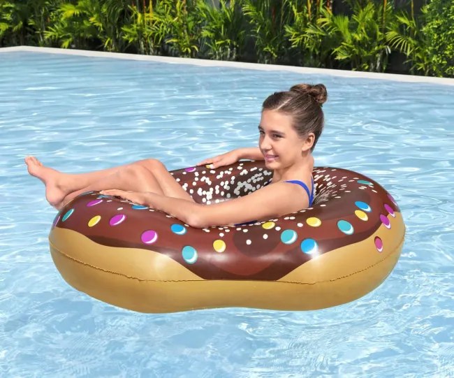 Kruh na plávanie Bestway 36118 Donut hnedý 107cm