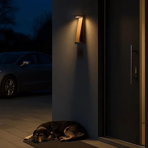 Rabalux 77068 - LED vonkajšie nástenné svietidlo BRADU LED/13W/230V IP65 hnedé