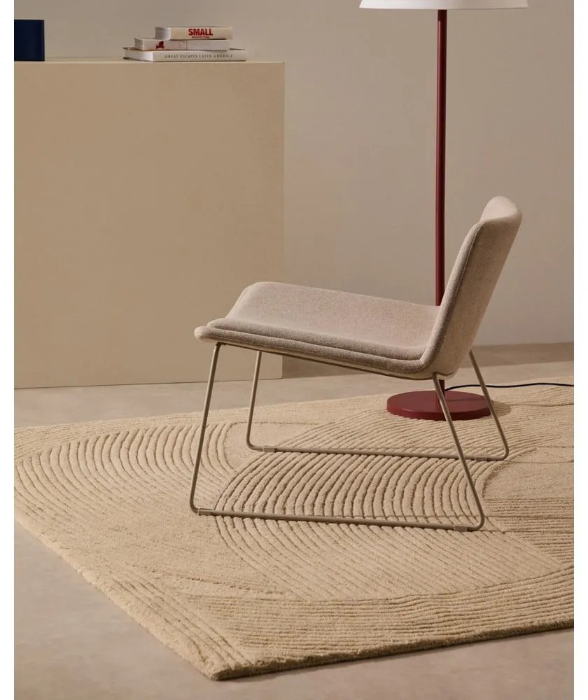 Béžové kreslo Zahara – Kave Home