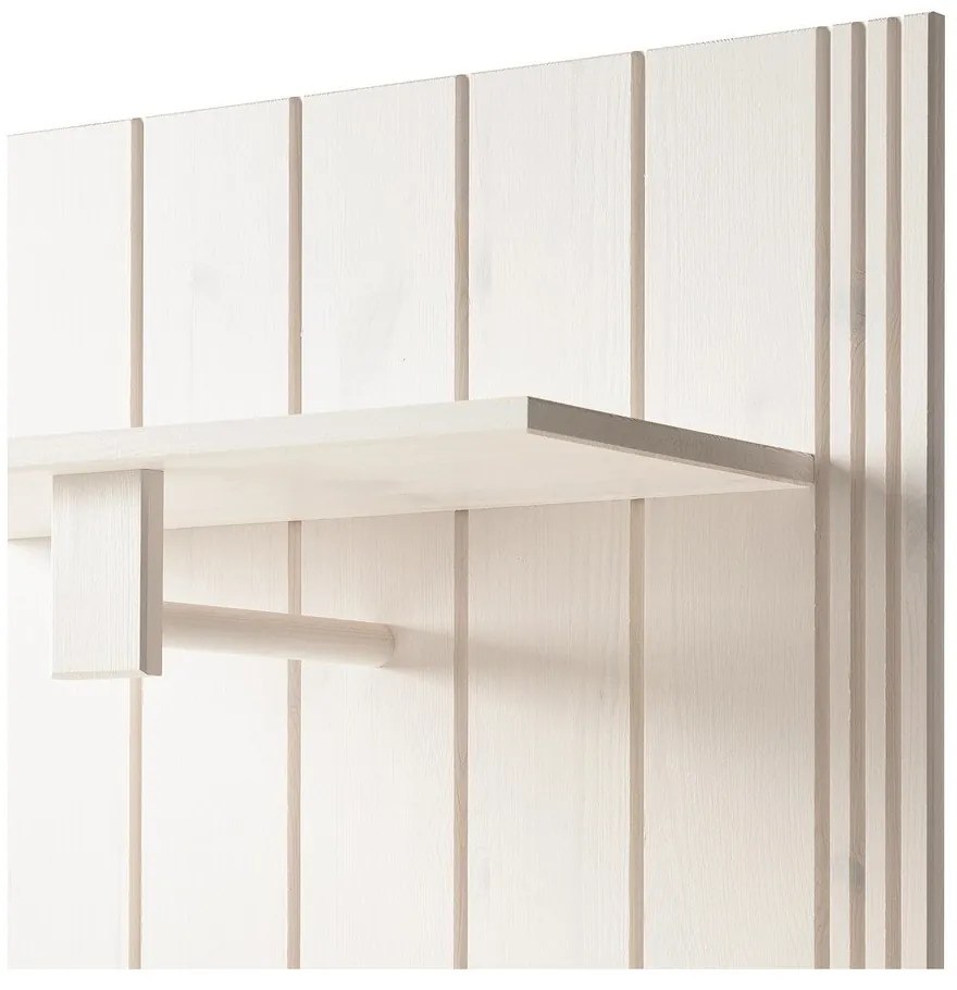 Biela predsieňová zostava z borovicového dreva 60x120x25 cm Anita – Støraa