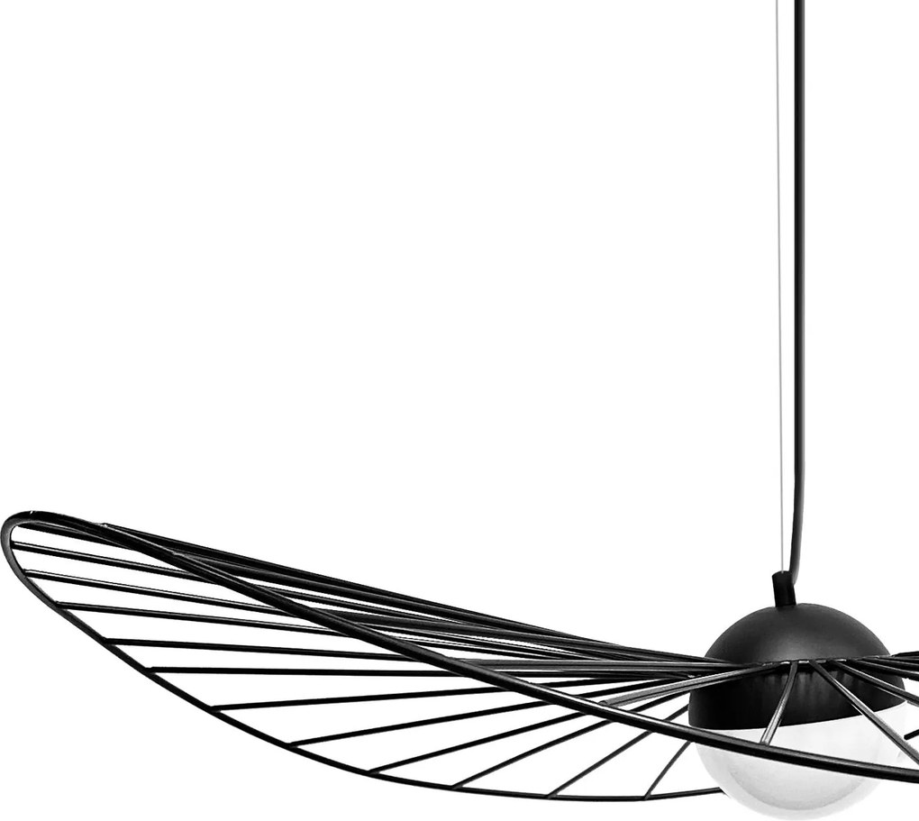 Toolight - LED stropné lamelové svietidlo 80cm APP210-3CPR, čierna, OSW-08476