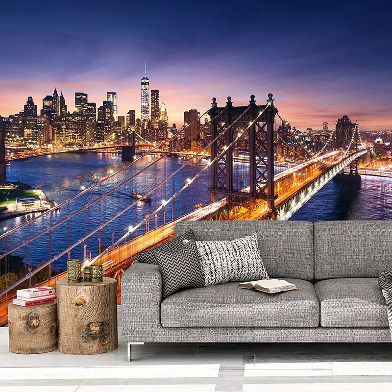 Sablio Tapeta Most v New Yorku - 125x75 cm