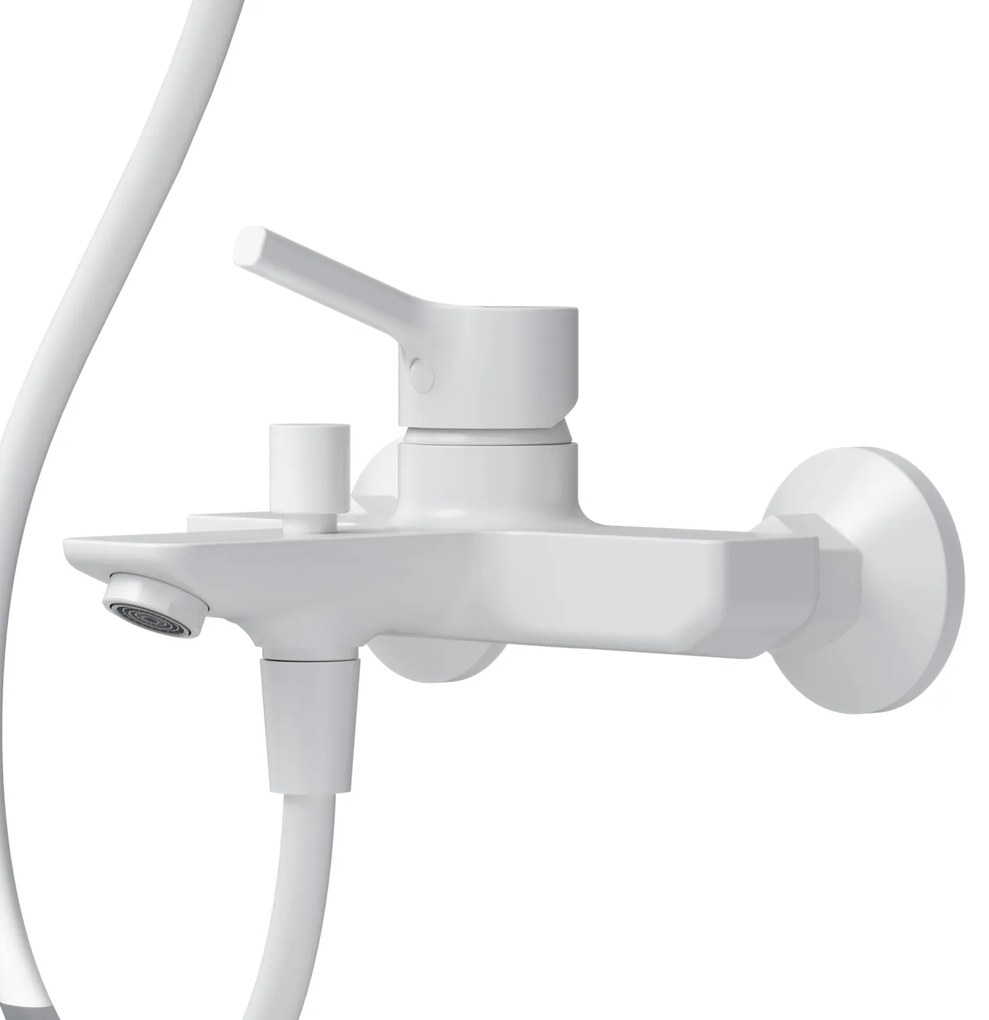 Vaňová a sprchová batéria AM.PM X-Joy S FXB10033 jednopáková, biela