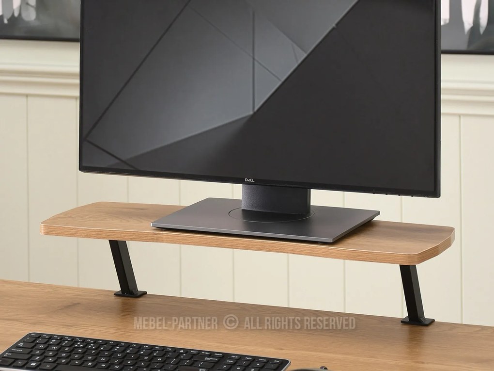 PC stolík Matts 115 (dub + čierna). Akcia -28%. Vlastná spoľahlivá doprava až k Vám domov. 1109789
