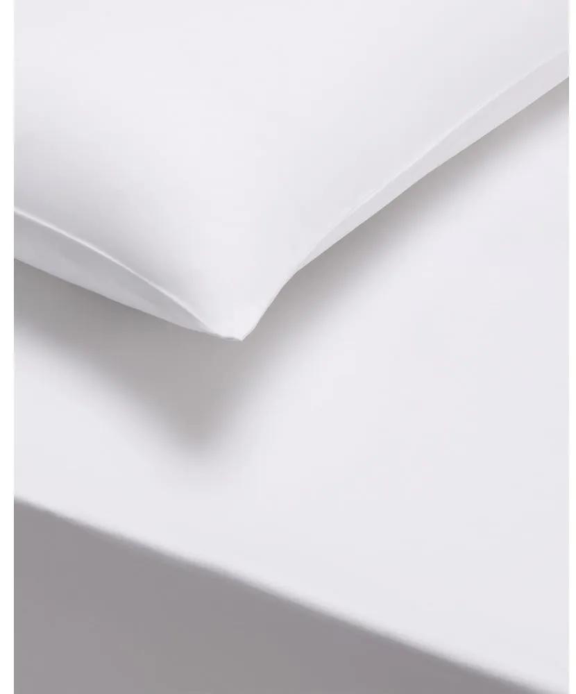 Súprava 2 bielych obliečok na vankúš z bavlneného saténu Bianca Standard, 50 x 75 cm