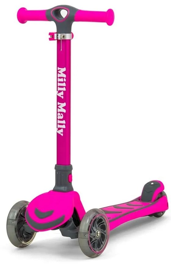 Milly Mally Detská kolobežka Scooter Boogie ružová, 80,6 x 59 x 25 cm