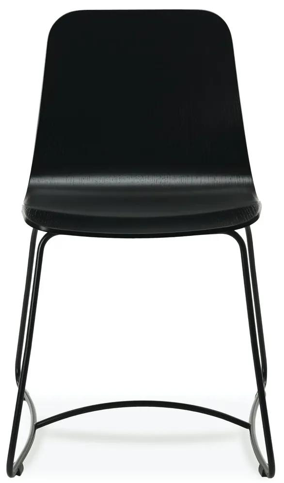 FAMEG Hips - AM-1802 - jedálenská stolička Farba dreva: dub štandard, Čalúnenie: koža L2