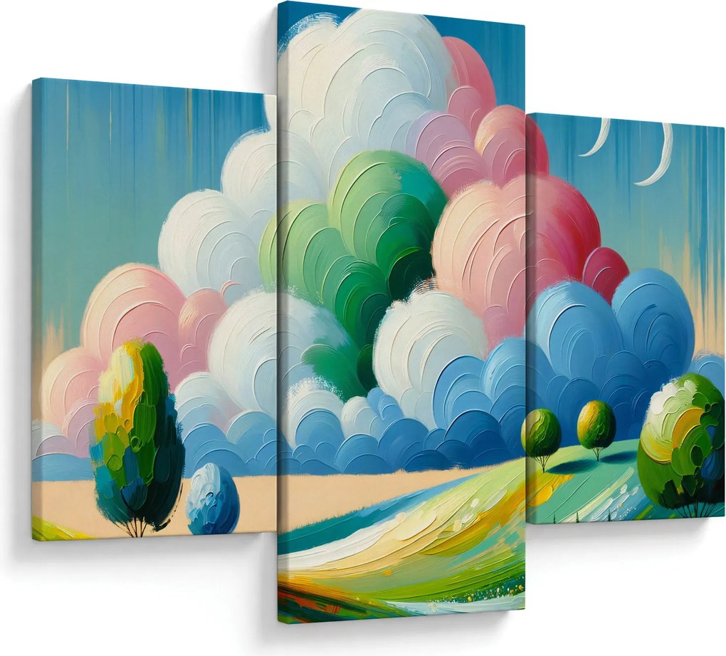 Obraz - Krajinka s mrakom (90x60 cm)