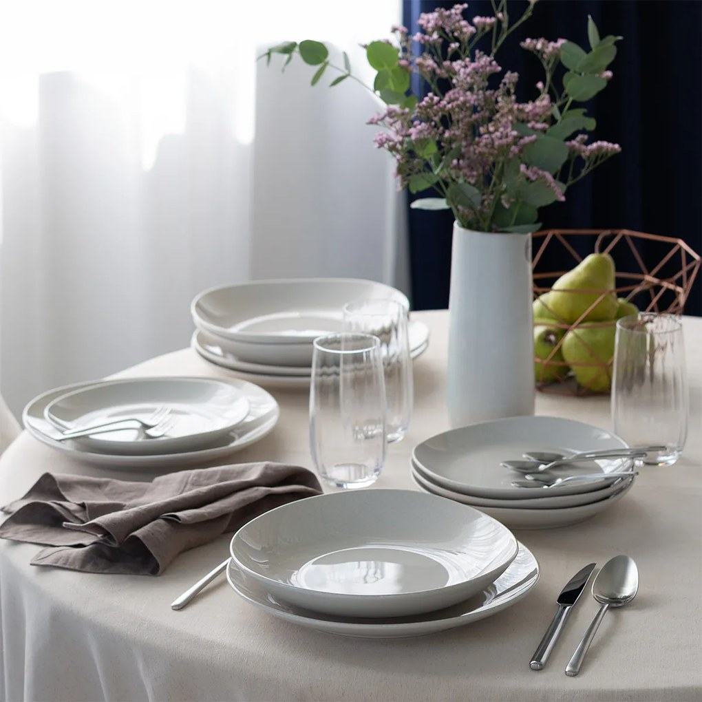 Tanier hlboký Coupe 25 cm set 4 ks - Elements North Organic Structure - 492548