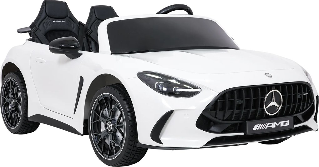 Ramiz Mercedes-Benz GT63 AMG elektrické autíčko pre deti biele