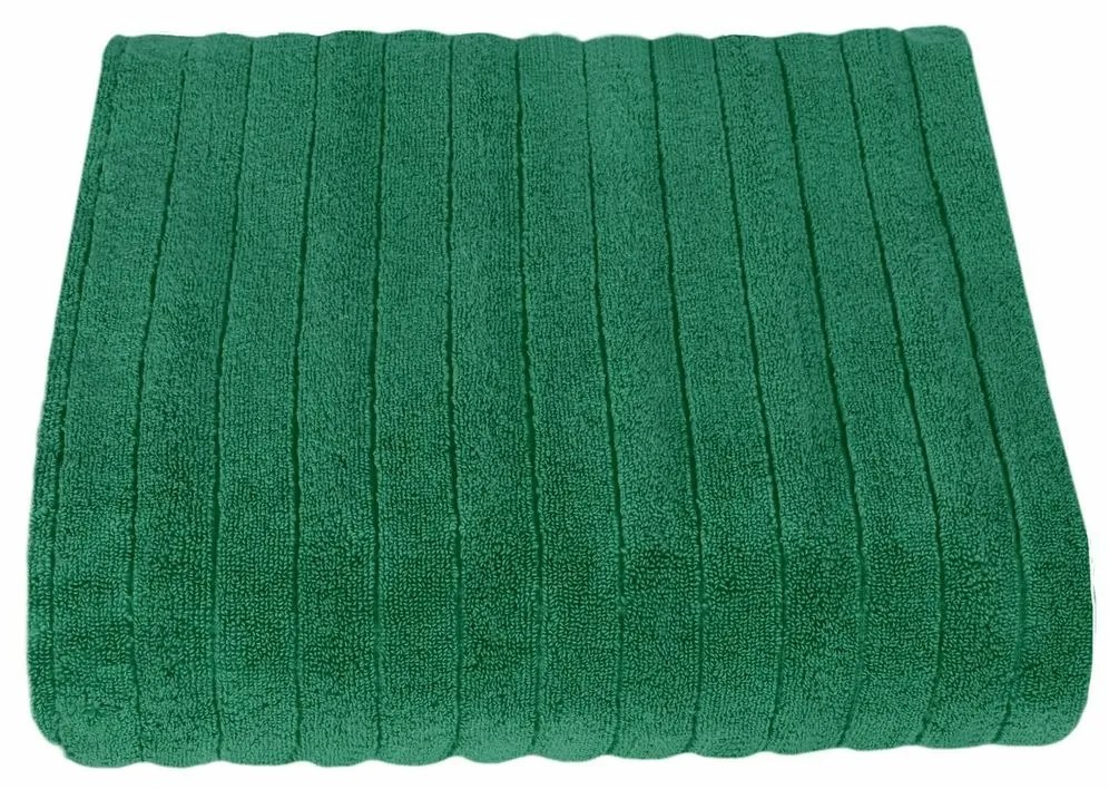 Forbyt Osuška mikrobavlna DELUXE tmavozelená, 70 x 140 cm
