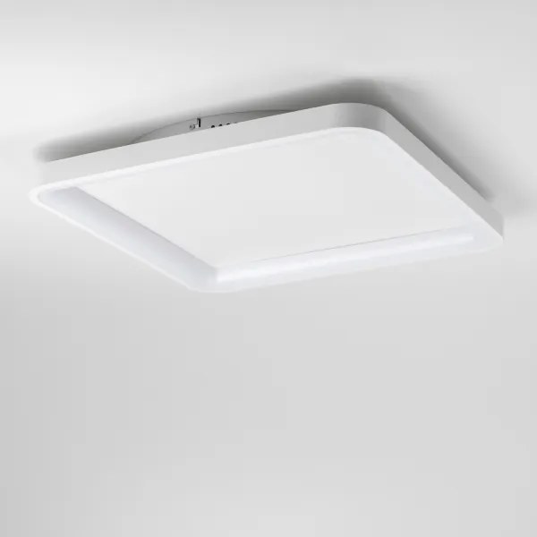 Brilagi - LED stmievateľné stropné svietidlo FALCON SLIM LED/50W/230V 50x50 cm biele + diaľkový ovládač