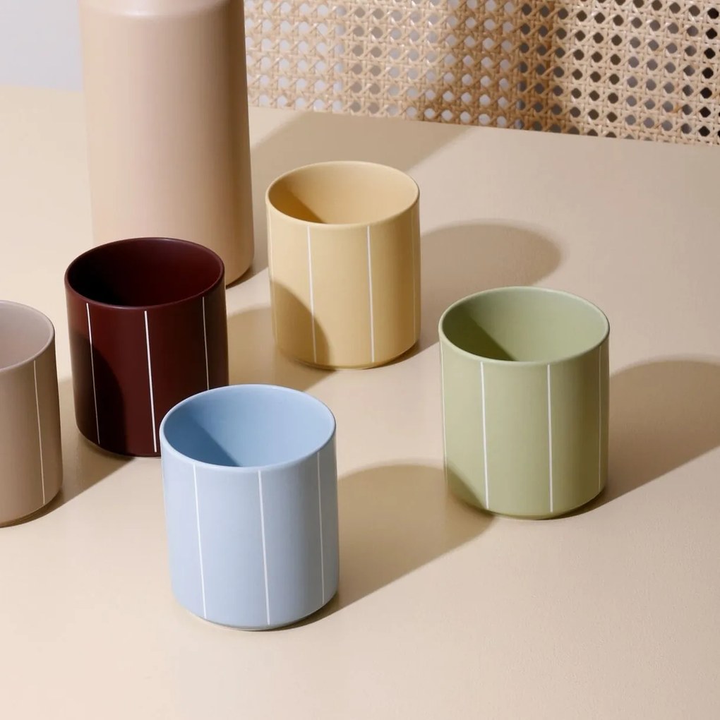 DESIGN LETTERS Porcelánový hrnek Nordic Pyjamas Pistachio 250 ml