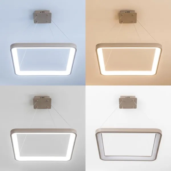 BRILAGI - LED Stm luster na lanku FALCON SLIM LED/50W/230V 50x50 cm béžová + DO