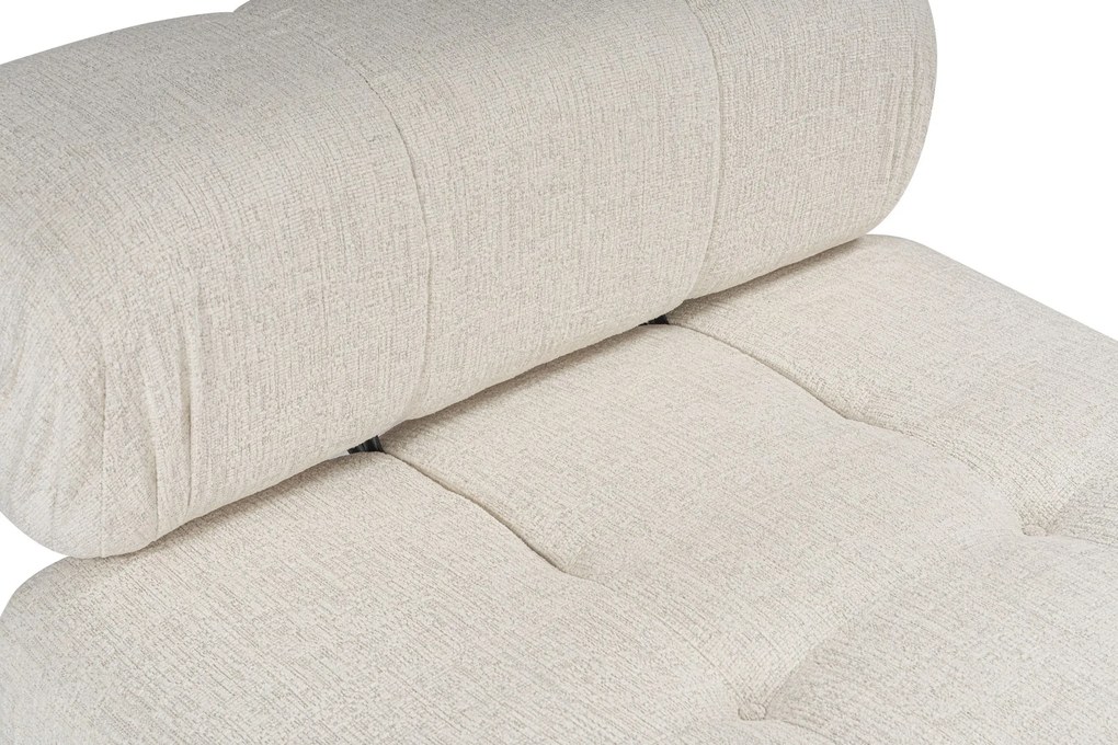 Doblo 3 Seat with Pouffe ( L1-O1-1R-Pouffe) - Krém