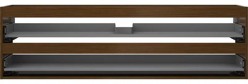 Mexen Box-A, závesná skrinka 160 cm, 2 zásuvky, orech, 91AX0-1600-470-2-86