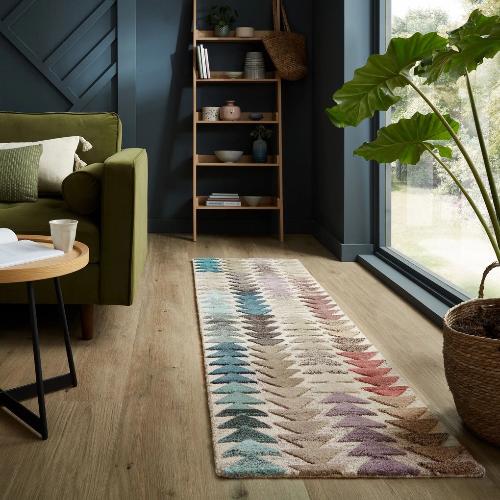 Flair Rugs, Behúň Moda Archer Multi, 60x230, viacfarebná, chodba / predsieň