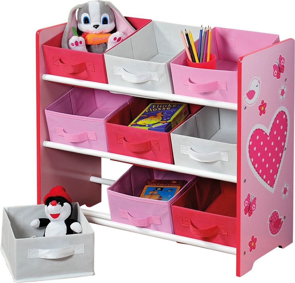 Kesper Organizér na hračky ružový