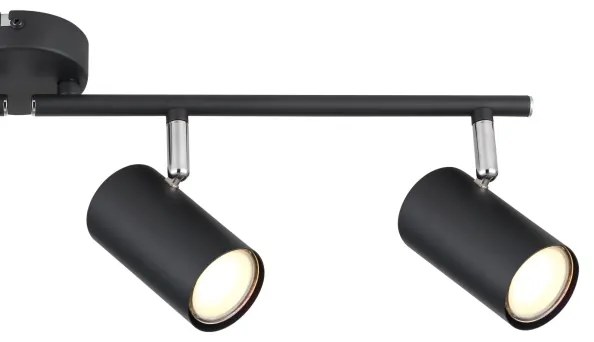 Globo 57914-4 - Bodové svietidlo ALLVI 4xGU10/25W/230V čierna