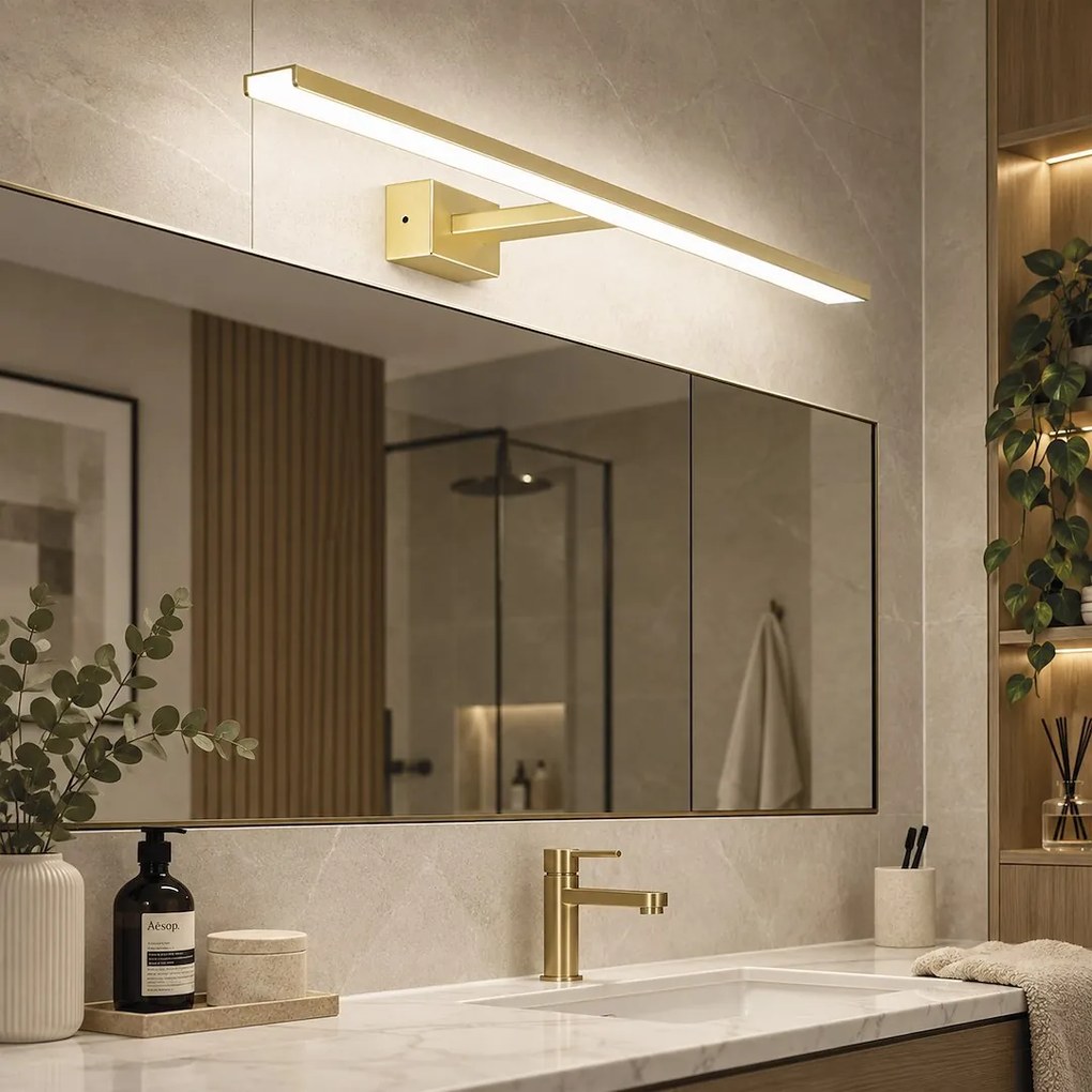Nástenné LED svietidlo Shine1, 1x LED 13,8w, 4000k, (60 cm), g