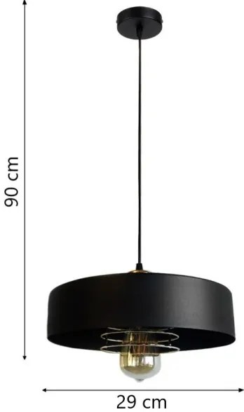 Luster na lanku VEST 1xE27/60W/230V