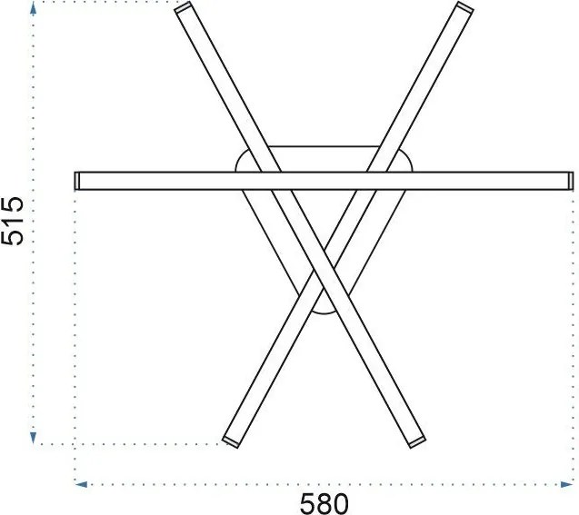 Toolight - Moderné LED stropné svietidlo 59x59cm APP397-C, chrómová, OSW-06913