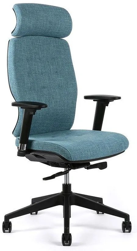 OFFICE PRO Manažérska kancelárska stolička SELENE modrá