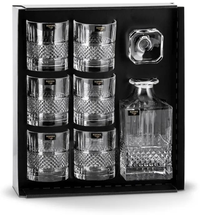 BOHEMIA PRESTIGE ELEGANTE WHISKY SADA 1+6 KS