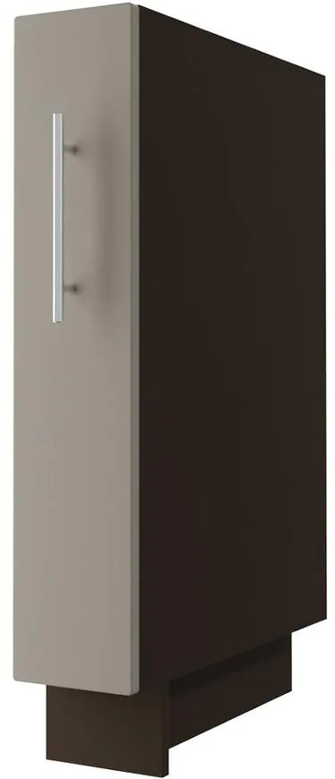 Kuchynská skrinka D15/cargo Quantum beige mat/lava