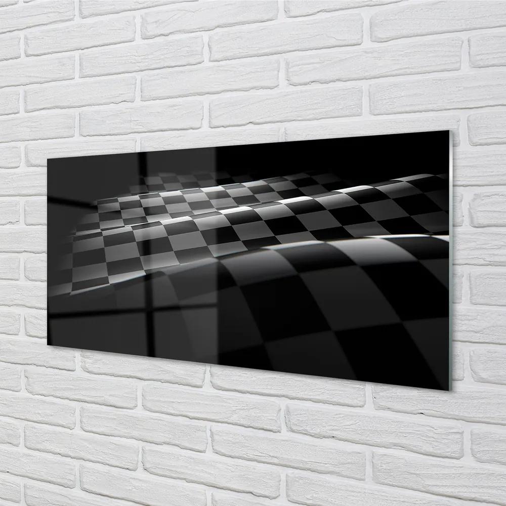 Obraz plexi Checker vlajky 140x70 cm