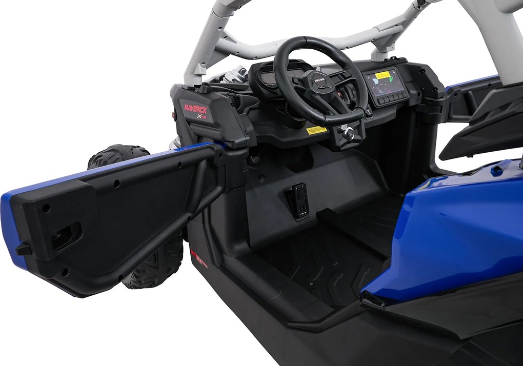 Ramiz Elektrická bugina Maverick Turbo RR pre deti modro-sivá + kolesá