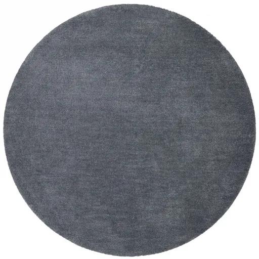 Moderný okrúhly koberec LATIO 71351070, prateľný, sivý