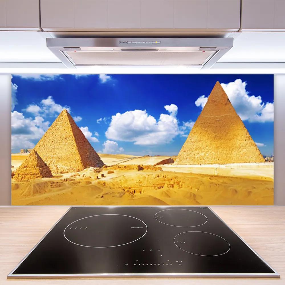 Nástenný panel  Púšť piramida krajina 120x60 cm
